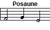 Posaune